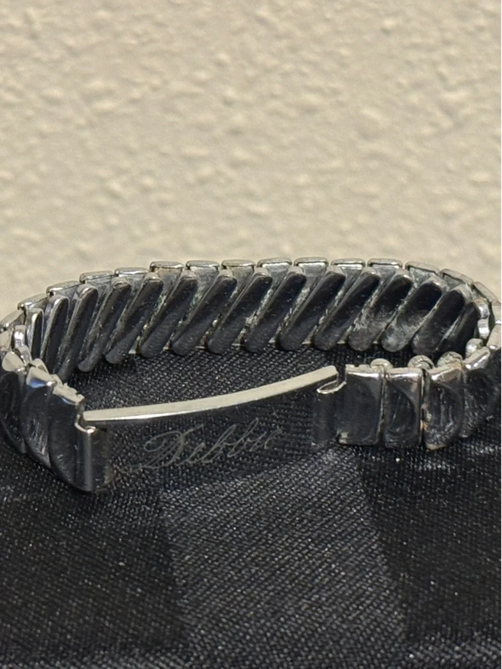 Baby Silver-Tone Stretch Bracelet
